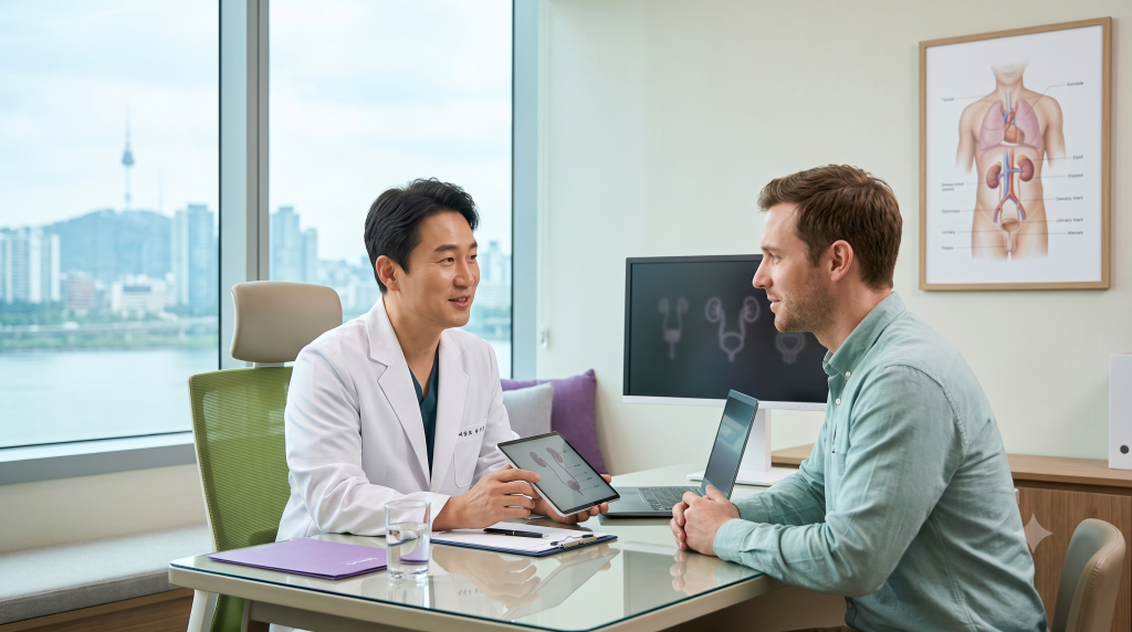 Urology in Korea: Men's Health, Prostate & Urinary Care for Foreigners (2026 Guide)